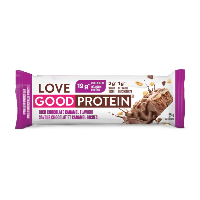 Love Good Fats - Protein Chocolate Caramel Bar, 55 g