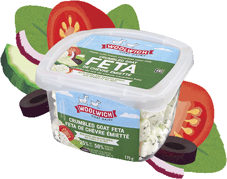 Woolwich Dairy - Crumbled Goat Feta - Herb, 175 g