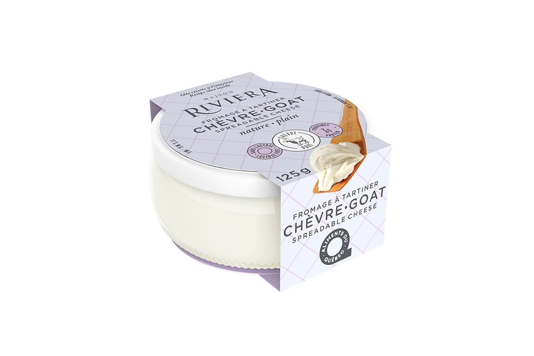 Riviera - Goat Cheese Spread - Plain, 125 g