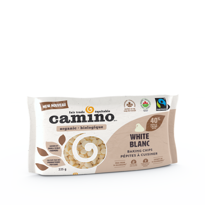 Camino - White Chocolate Baking Chips, 225 g