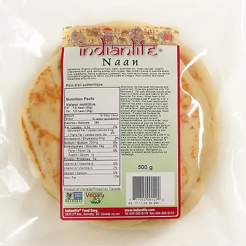 Indian Life - Plain Naan Bread, 500 g