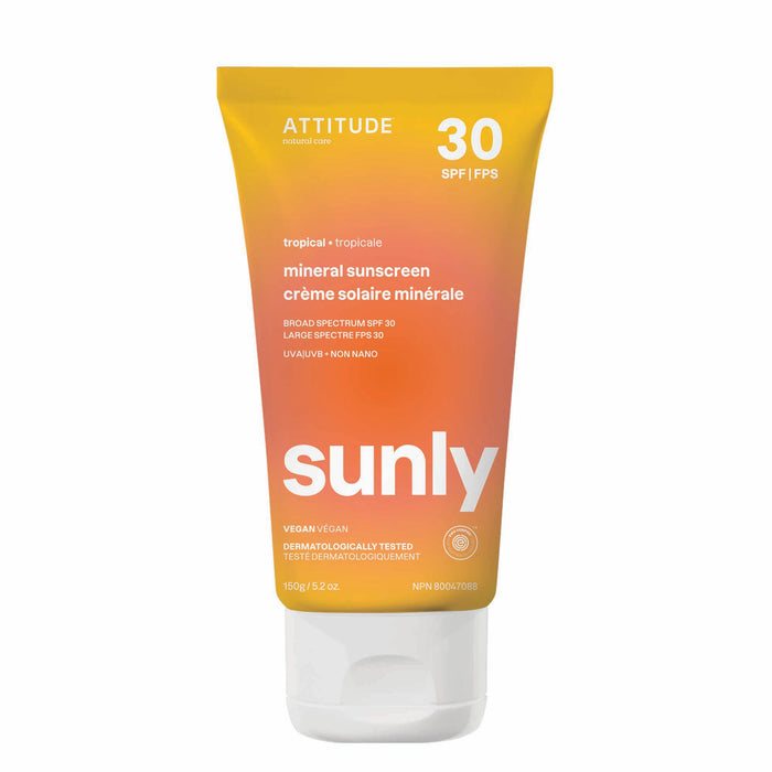 Attitude - Sunly SPF 30 Adult - Tropical, 150 g