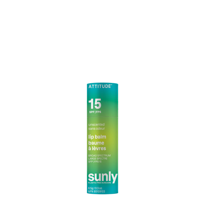 Attitude - Sunly SPF 15 Tint Lip Balm Unscented, 8.5 g