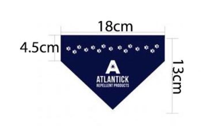Atlantick - Slip on Bandana Small, Each