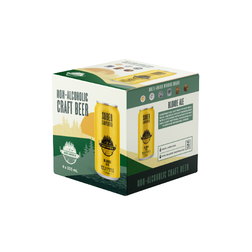 Sober Carpenter - Non-Alcoholic Beer Blonde, 355 mL