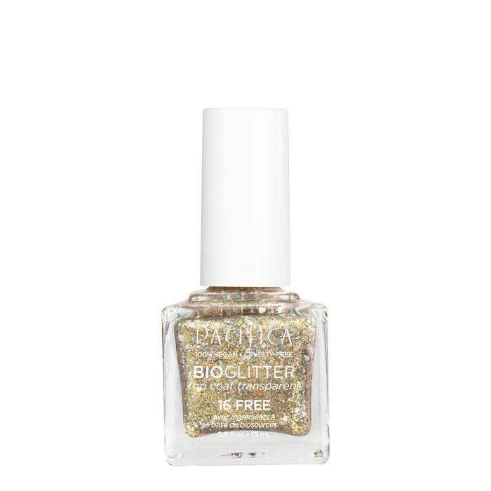 Pacifica - Bio Glitter Translucent Top Gold Dust, 15 mL