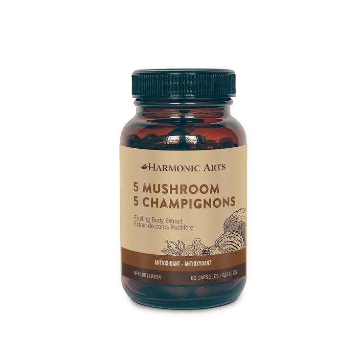 Harmonic Arts - 5 Mushroom, 60 Caps