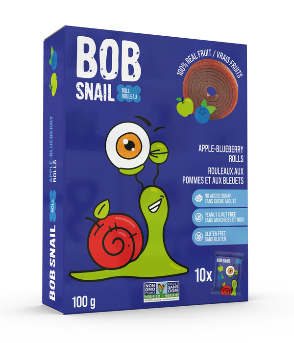 Bob Snail - Rolls - Apple-Blueberry, 100 g