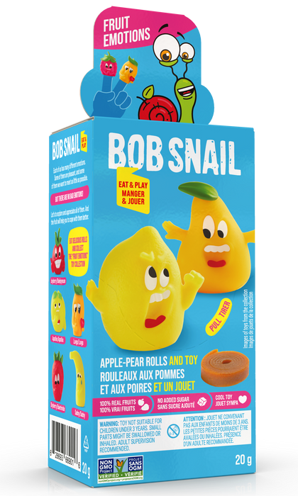 Bob Snail - Rolls & Toy - Apple-Pear, 20 g
