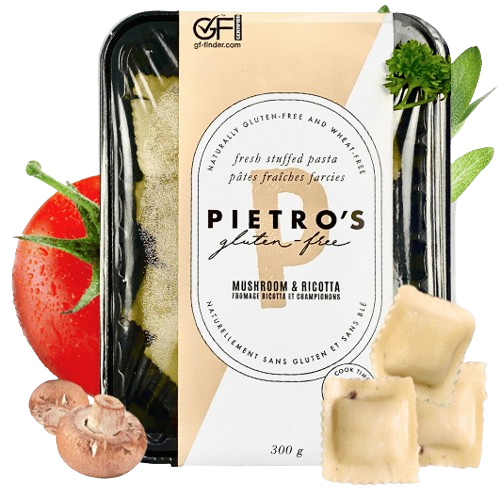 Pietro's Gluten Free - Mushroom & Ricotta Ravioli, 300 g