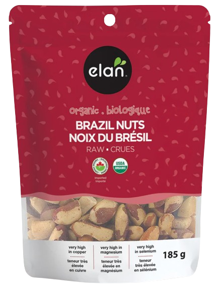 Elan Bio - Raw Brazil Nuts, 185 g