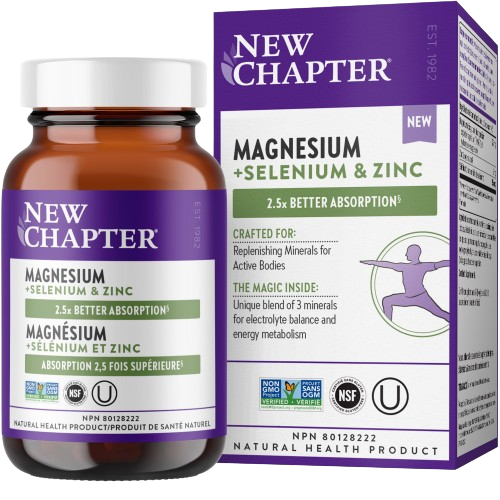 New Chapter - Magnesium + Selenium & Zinc, 30 Caps