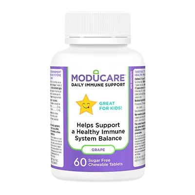 KidStar Nutrients - Moducare Kids Chewables Grape, 60 Tablets