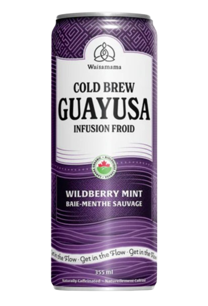 Waisamama - Cold Brew Guayusa Wildberry Mint, 355 mL