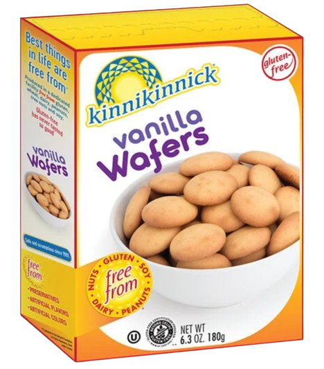 Kinnikinnick - Vanilla Wafers, 180 g