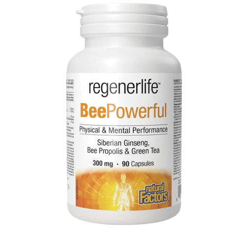 Natural Factors - Regenerlife - BeePowerful, 90 Capsules