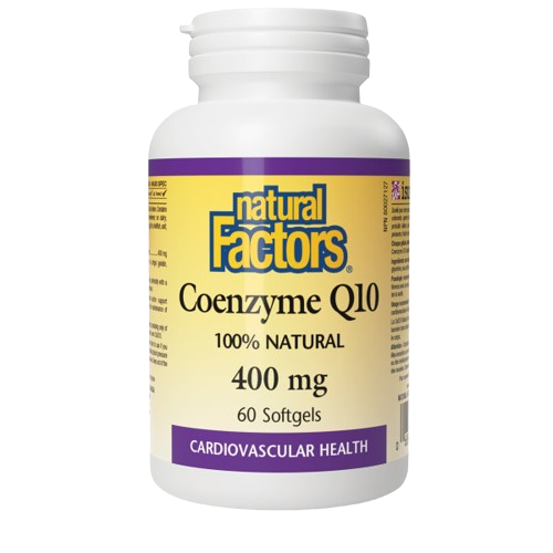 Natural Factors - Coenzyme Q10 400 mg, 60 Softgels