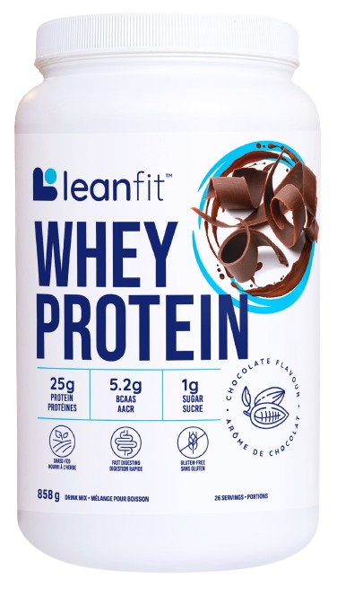 LeanFit - Whey Protein Chocolate, 858 g