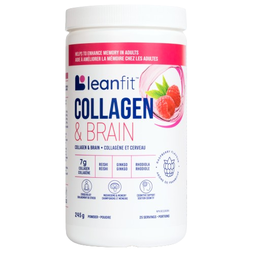 LeanFit - Collagen & Brain - Raspberry, 245 g