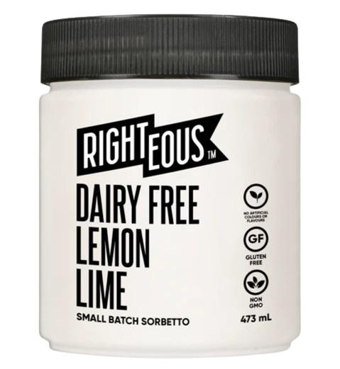 Righteous - Sorbetto - Df Lemon Lime, 473 mL