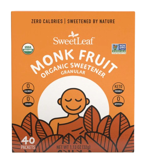 Sweet Leaf - Organic Monk Fruit, 40 Count