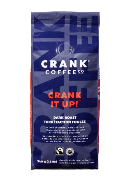 Crank - Organic Coffee - Crank it Up, 340 g