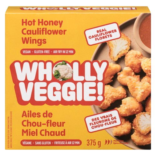 Wholly Veggie - Hot Honey Cauliflower Wings, 375 g