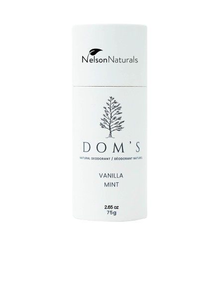 Dom's Deodorant - Vanilla Mint Deodorant Stick, 75 g