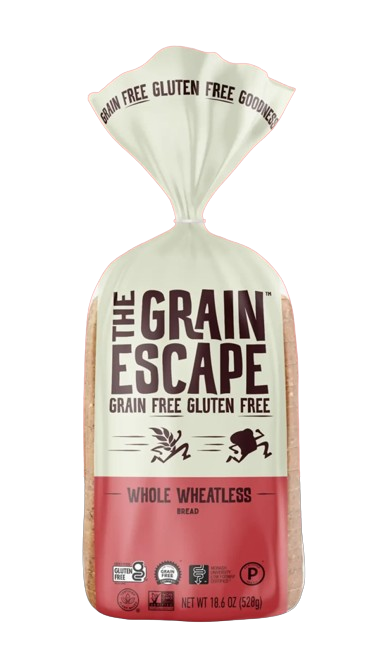 The Grain Escape - Grain & Gluten Free Whole Wheatless Bread, 528 g
