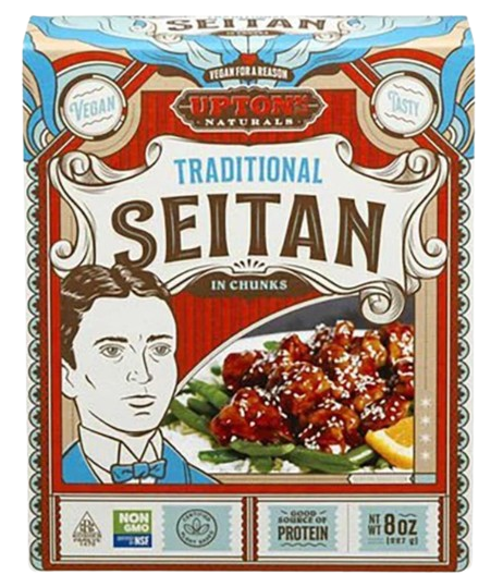 Upton's - Traditional Seitan Vegan Chunks, 227 g