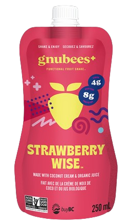 Gnubees - Strawberry Wise, 250 mL