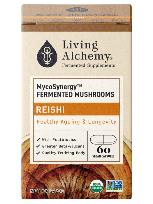 Living Alchemy - MycoSynergy Reishi, 60 Capsules