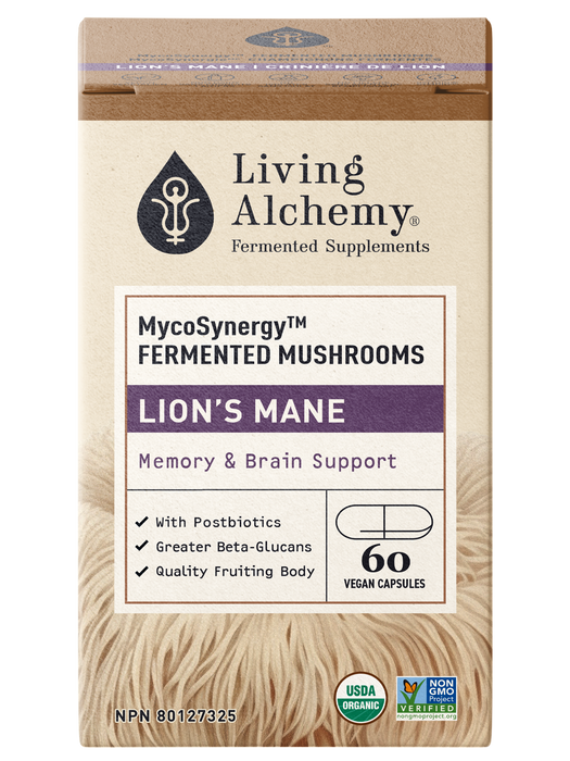 Living Alchemy - MycoSynergy Lion's Mane, 60 Capsules