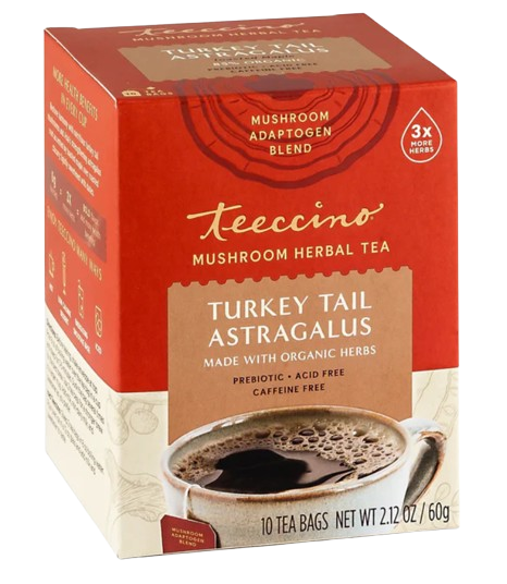 Teeccino Caffe Inc - Turkey Tail Astragalus, 10 Count