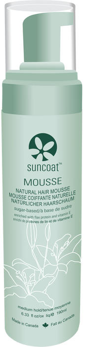 Suncoat - Sugar-Based Natural Hair Mousse, 210 mL