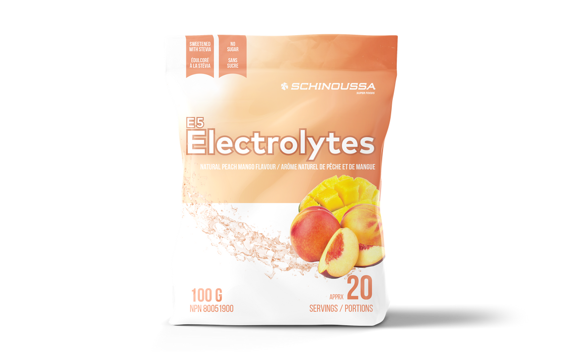 Schinoussa - Electrolyte - Peach Mango, 100 g