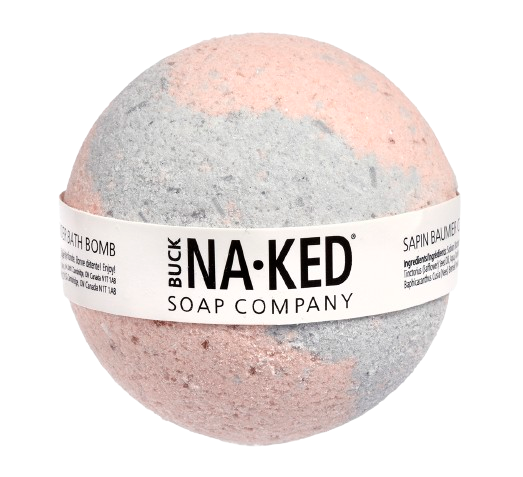 Buck Naked - Balsam Fir + Lavender Bath Bomb, 200 g