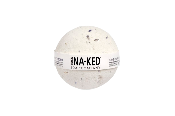 Buck Naked - Lavender & Rosemary Bath Bomb, 200 g