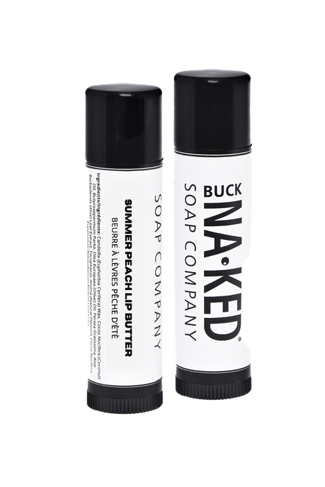 Buck Naked - Summer Peach Lip Butter, 4.3 mL