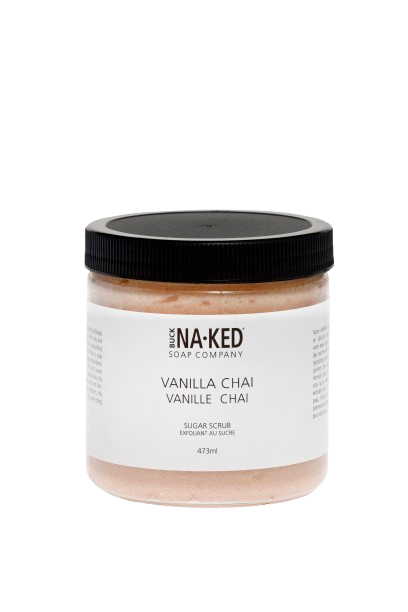 Buck Naked - Vanilla Chai Sugar Scrub, 472 mL