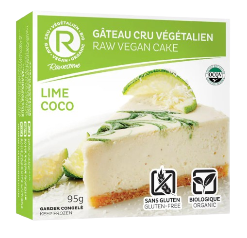 Rawesome - Lime Coco - Raw Vegan Gluten Free Cake, 95 g
