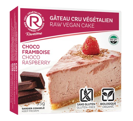Rawesome - Choco Raspberry Raw Vegan Gluten Free Cake, 95 g