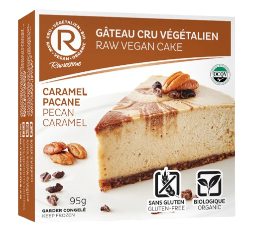 Rawesome - Caramel Bio - Raw Vegan Gluten Free Cake, 95 g