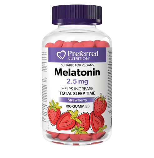 Preferred Nutrition - Melatonin 2.5 mg, 100 Gummies