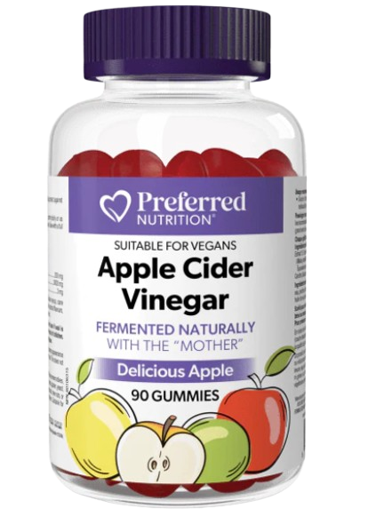 Preferred Nutrition - Apple Cider Vinegar, 90 Gummies