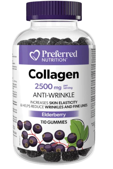 Preferred Nutrition - Collagen 2500 mg, 110 Gummies