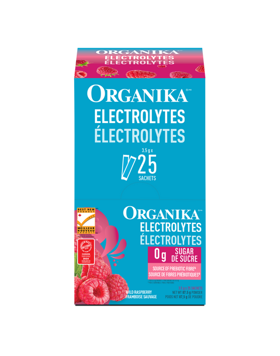 Organika - Electrolytes - Raspberry, 3.5 g