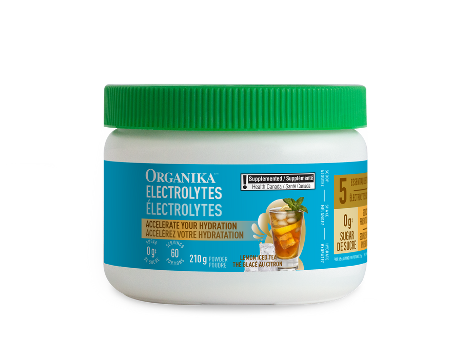 Organika - Electrolytes - Lemon Iced Tea, 210 g