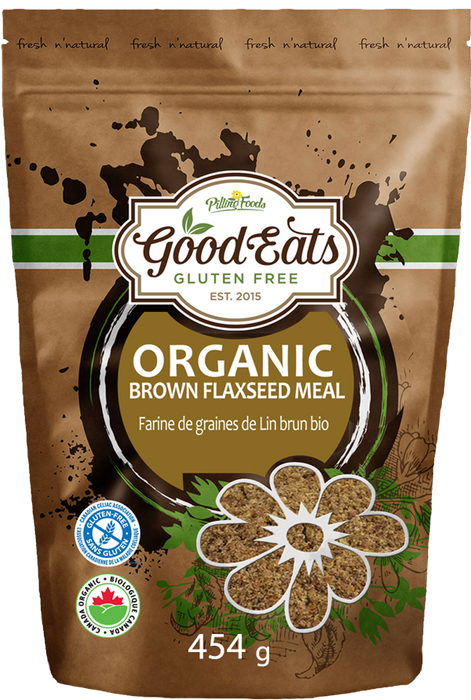 Good Eats - Organic Brown Flaxseed Meal, 454 g