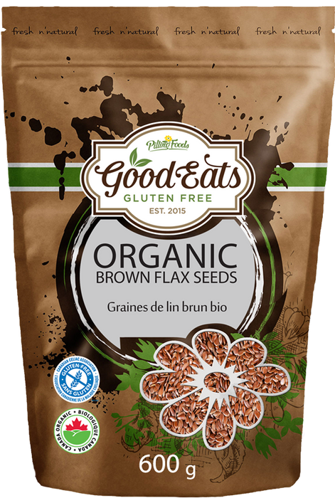 Good Eats - Organic Brown Flax Seeds, 600 g